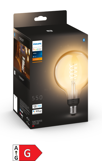 Philips Hue White Żarówka Filament G125 E27